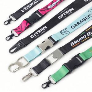 Lanyards Promocionales Personalizados con Logo Impreso para Maestros, Llaveros de Crucero, Sublimación en Blanco sobre Poliéster, Nylon y Algodón - Product Image 6