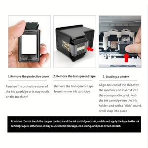 Hicor 再制造染料墨盒适用于 <span class=keywords><strong>HP</strong></span> 121/121XL 打印机芯片重置智能电路 CE RoHS 认证 18ml - Product Image 6