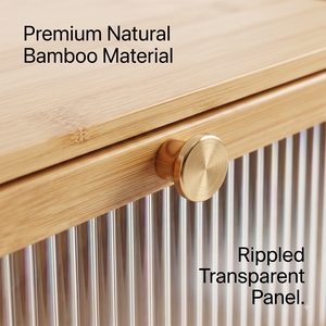 Eco-friendly Bamboo Bread Box 2-Tier Trapezoidal Bread Proofing Box Large-Capacity Flip-Top Bread Storage Box for Restaurants - Product Image 4
