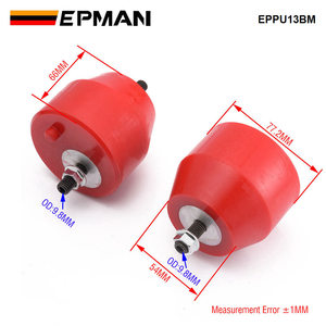 EPMAN เครื่องยนต์ด้านหน้า L&R ติดตั้งฉนวนกันความร้อนสําหรับ BMW E36 E46 ขนาดกะทัดรัด Z3 Z4 อินไลน์ 6CYL 85A ยูรีเทน EPPU13BM - Product Image 2