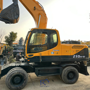 Venta caliente Usado Hyundai 210W-9 Rueda Excavadora Segunda Mano Hyundai excavadora para la venta - Product Image 1