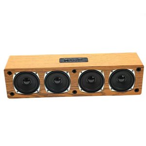 S3复古木制无线低音低音音箱BT音箱有源音频PA书架电脑桌面扬声器卡拉ok盒 - Product Image 2