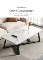 Table basse carrée moderne de luxe avec plateau en bois durable, écologique et décorative pour la maison, les salons, petite taille