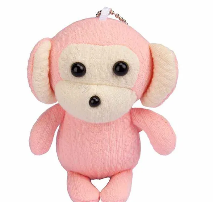 Милая Маленькая обезьяна 10 см Плюшевая Игрушка Маленькая обезьяна рюкзак аксессуары брелок кукла оптом
