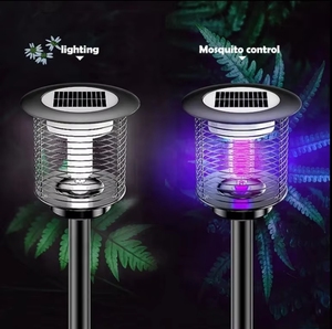 Lampe de cour solaire anti-moustique répulsif solaire anti-moustique avec fonction d'éclairage automatique longue durée de vie - Product Image 3
