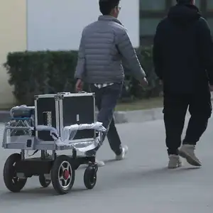 UGV şasi Robot aşağıdaki FOLO-100 özel açık 4x4 Off-road parça RC UGV yük insansız araç kargo