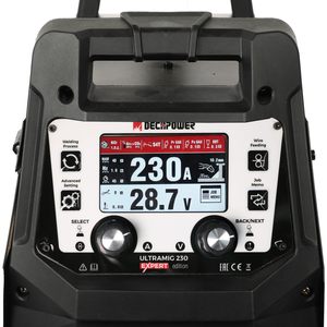 Machine à souder <span class=keywords><strong>DECAPOWER</strong></span> ULTRAMIG 230, livraison rapide, 230A, 220V, Pulse Synergic MIG ARC Lift TIG IGBT Inverter - Product Image 4