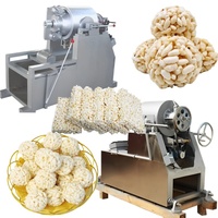 Ligne de production automatique de boulettes de riz soufflé, équipement industriel de transformation de céréales pour la fabrication de boulettes de riz soufflé croustillantes