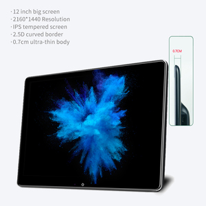 Monitor de reposacabezas para asiento de coche, pantalla de tv de 12 pulgadas, completamente táctil, android 11 - Product Image 5