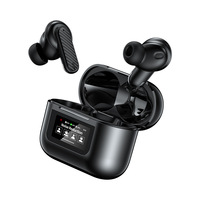 Headset Bluetooth Mini ANC LCD Touch Digital Display Gaming In-ear Earphone TWS Earbuds