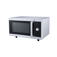 Four à micro-ondes industriel électrique en acier inoxydable de 25 L et 1000 W pour usage commercial, installation sur comptoir