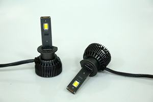 Ampoules de phares à Led universelles H1 60w 6000lm Double Cooper Pipes Low Beam 6000k pour camion tout-terrain - Product Image 2