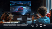 Proyektor Laser Dangbei Mars 2 Pro GTV 4K, Fokus Otomatis Penuh, Keystone, Speaker 3D, Portabel untuk Home Theater