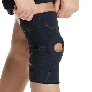 B & M双压缩套硅胶弹簧稳定器支撑垫矫形运动膝盖支撑氯丁橡胶缓解疼痛