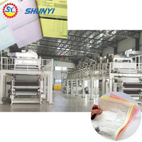 Máquina Multifunción Eléctrica Automática para Recubrimiento de Papel NCR con Control PLC, Motor y Rodamientos para Formularios de Pedido de Papel Autocopiativo de Madera
