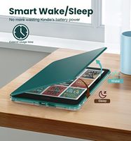 Casing untuk Kindle 6-Inci 2024 & 2022 (Generasi ke-11) - Penutup Pintar Kulit PU dengan Fitur Tidur/Bangun Otomatis