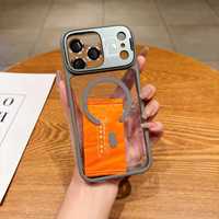 Coque de téléphone robuste antichoc magnétique hybride translucide TPU PC pour iPhone 17 17 Pro 17 Air 17 Pro Max – Étui d'extérieur