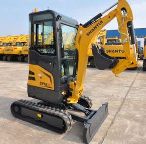 Excellent choix : Mini-excavatrice sur chenilles hydraulique Shantui SE18SR, haute performance, état neuf, avec pompe et moteur, puissance de creusement élevée - Product Image 2