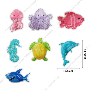 Offre Spéciale : Jouets Squishy Orbeeze Remplis – Série Animaux Marins à Presser : Dauphin, Méduse, Hippocampe, Tortue, Requin, Poisson - Product Image 6