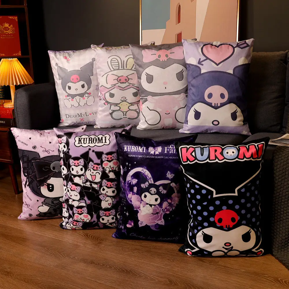 Travesseiro de ar condicionado Kulomi Melodi para crianças, almofada de sofá e cama, boneco de dormir infantil, desenho animado e anime, atacado