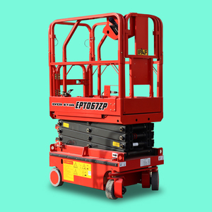Plataforma Elevatória Elétrica Autopropelida Hidráulica para Trabalho Aéreo em Canteiros de Obras - Product Image 6