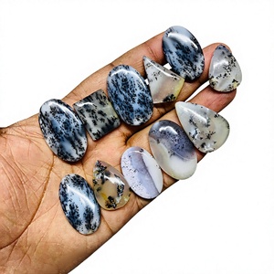 Handmade Smooth <b>Russian</b> Dendrite Opal Cabochon Natural Semi-Precious Healing Mixed Shapes Sizes Handcrafted <b>Russian</b> Artists - Product Image 1