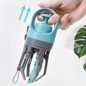 Berührungsloser Einfacher Hundekot-Aufsammler Tragbarer Sechsklauen-Haustierkot-Picker mit Müllbeutelspender für Draußen - Product Image 2