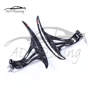 Palette de changement de vitesse en fibre de carbone noire brillante pour Infiniti Q50 G35 G37 R35 370z Q60 2007-2016 - Product Image 2