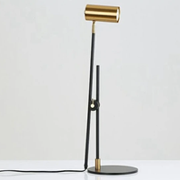 NModern Lampe de bureau LED réglable en acier inoxydable Hôtel Personnalité Art Lampe de table de bureau
