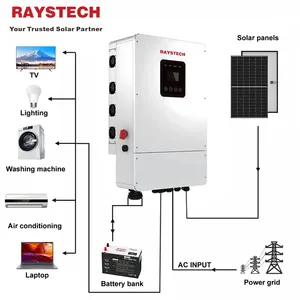 최고의 가격 DC 인버터 4KW 5KW 8KW10KW 10KW 48v 저전압 3 상 Growatt 태양 광 인버터 SPF 3300ES //