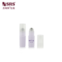 Flacon roll-on de voyage 3 ml en PP recyclé (PCR) à longue couverture avec bille en acier 304 pour sérum cosmétique