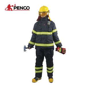 耐火コットン材料EN認定付きの消防士スーツ - Product Image 2