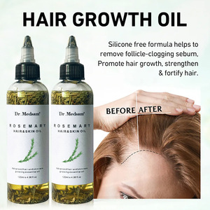 ビーガン育毛サプリメント120mlローズマリーベストナチュラルオーガニック高速育毛オイル黒人女性用 - Product Image 2