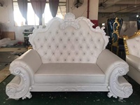 Meubles de mariage classique, canapé de mariage royal, trône pour sièges de mariée et de marié