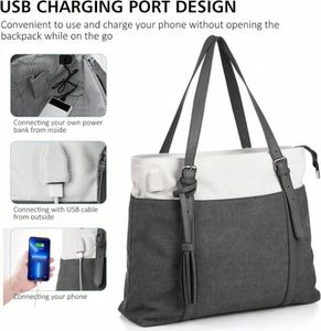 Bolsa de Compras de Lona Resistente de Algodón, Personalizada con Logotipo Impreso, al por Mayor, para Sublimación, con Bolsillos - Product Image 4