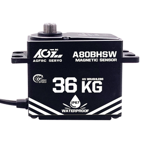 Servomoteur AGFrc A80BHSW personnalisé en usine, couple élevé 36KG, 0,071 seconde, programmable, sans balais, pour bateau RC, treuil à <span class=keywords><strong>voile</strong></span>, voiture RC - Product Image 3