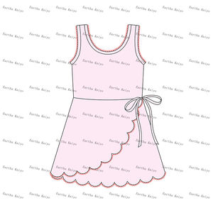 Abito Sportivo <span class=keywords><strong>per</strong></span> Bambine con Etichetta Personalizzata, Gonna con Pantaloncini <span class=keywords><strong>di</strong></span> Sicurezza, Abito da Yoga Senza Maniche Estivo <span class=keywords><strong>per</strong></span> Ragazze - Product Image 3