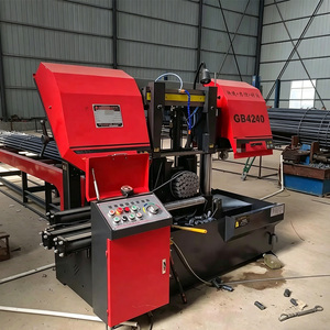 Sierra de Cinta Horizontal de Grado Industrial para Metal con Sujeción Hidráulica, Alimentación Automática y Capacidad de Corte de Barras Redondas de 350 mm - Product Image 6