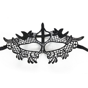 Black party adult festival <span class=keywords><strong>halloween</strong></span> masquerade secret decoration club dance face eye decoration lace sexy mask - Product Image 6
