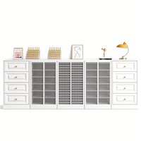 Vitrine de présentation pour vernis à ongles, meuble de rangement pour salon de manucure, armoire de rangement sur pied pour vernis et gels à ongles