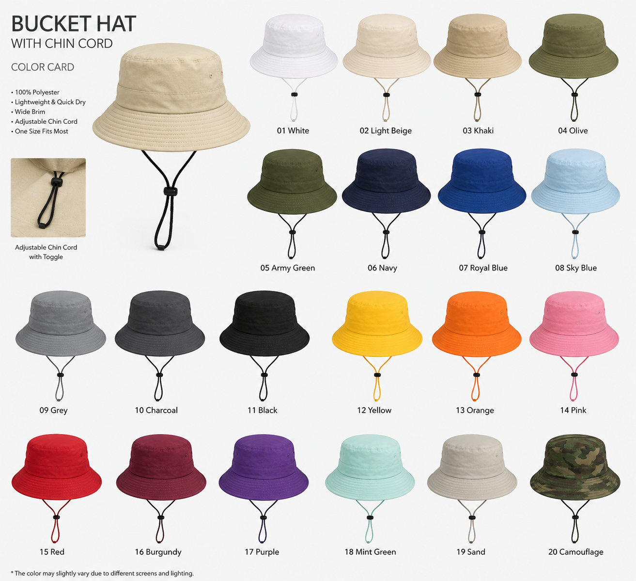 Accepte les couleurs et designs personnalisés