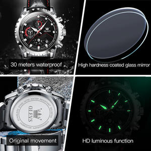   Montres à quartz pour hommes avec logo personnalisé OEM 2873, montres de sport de luxe de marque supérieure, bracelet en acier, montres pour hommes, montre à quartz tendance pour hommes - Product Image 5