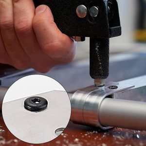 Kit d'assortiment de rivets à tête plate en aluminium de haute qualité, 6 tailles, 3,2 <span class=keywords><strong>mm</strong></span>, <span class=keywords><strong>4</strong></span> <span class=keywords><strong>mm</strong></span>, 5 <span class=keywords><strong>mm</strong></span>, qualité industrielle, tête plate, argenté, zingué - Product Image 6