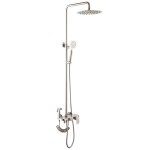 Stainless Steel <b>Shower</b> Set With <b>Rainfall</b> Head And Handheld Spray For Bathroom Use - Product Image 3