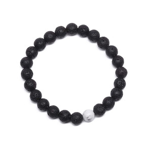 <span class=keywords><strong>Bracelet</strong></span> en <span class=keywords><strong>pierre</strong></span> de lave naturelle, pour hommes, diffuseur d'<span class=keywords><strong>huile</strong></span> <span class=keywords><strong>essentielle</strong></span>, de perles de <span class=keywords><strong>pierre</strong></span> <span class=keywords><strong>volcanique</strong></span>, vente en gros - Product Image 2