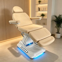 Cama de Masaje Curva en Forma de S para Salón de Belleza, Cama de Pestañas de Lujo, Muebles Premium para Salón, Cama de Masaje para Spa