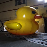 Ballon gonflable publicitaire en forme de canard jaune hermétique pour événements