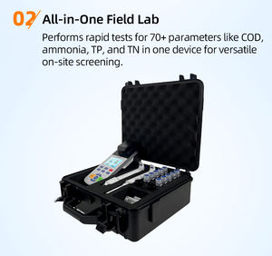 Analizador de Calidad del Agua Multiparamétrico Portátil Linksens K-X006 OEM, Prueba de Nitrógeno Amoniacal y DQO, Impresora Térmica Integrada - Product Image 5