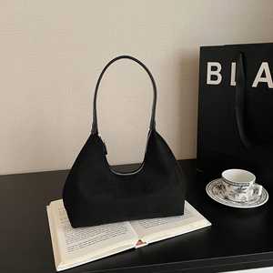 Nouveau sac à bandoulière pour femme en cuir suédé, style décontracté et tendance, rétro et grande capacité - Product Image 5