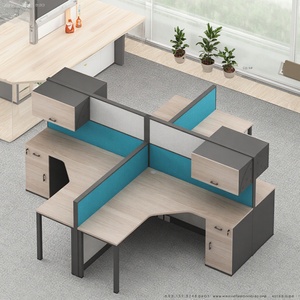 Custom Modern MDF Office Furniture Color Soundproof Call Center Workstation Insulator Cubicle Desk for Home Office & Workshop - Product Image 1